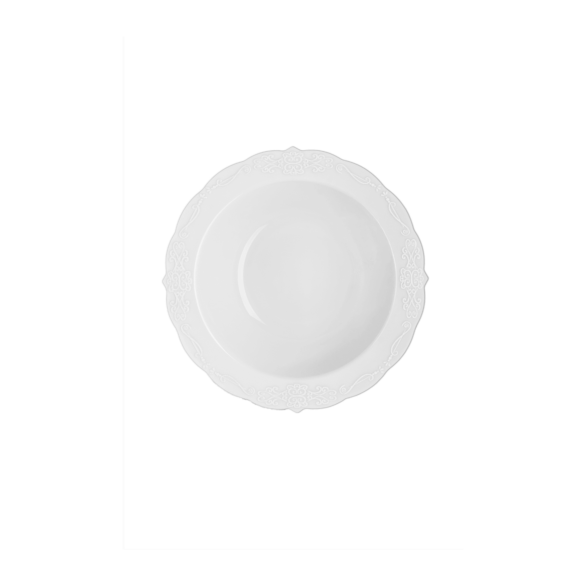 5 oz. Clear Victorian Design Plastic Bowls (120 Count) - Yom Tov Settings