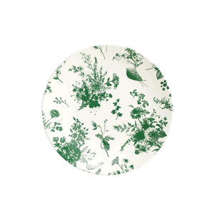 8" Verdure Design Plastic Plates (120 Count) - Yom Tov Settings
