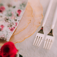 Rose/Gold Petal Plates - Combo Pack 120/120
