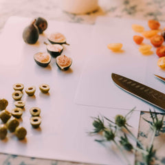 White Disposable Cutting Boards Combo Pack | 75 Pack