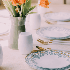 80 Piece White/Gold Cutlery Combo Set - Yom Tov Settings