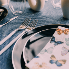 Butterfly Print Dinner Napkins | 100 Count