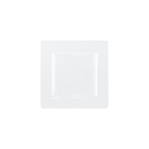 4.5 In. Clear Square Plates (600 Count) - Yom Tov Settings