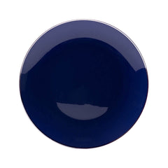 10" Classic Navy Design Plastic Plates (40 Count) - Yom Tov Settings