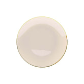 8" Classic Ivory Design Plastic Plates (120 Count) - Yom Tov Settings