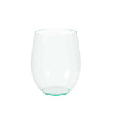 16 Oz. Green Tint Stemless Wine Cup | 24 Count - Yom Tov Settings