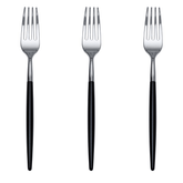 Trendables Forks Black/Silver | 480 Count