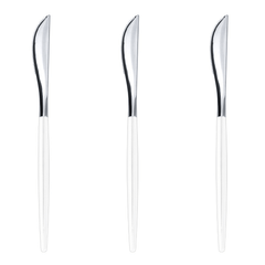 Trendables Knives White/Silver | 480 Count