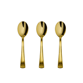 Exquisite Gold Plastic Tea Spoons | 480 Count - Yom Tov Settings