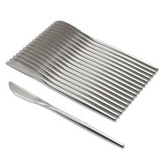 Trendables Gloss Silver Plastic Knives | 480 Count