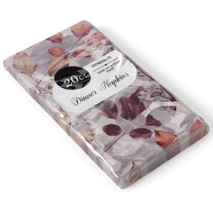 Rose Gold Leaf Print Dinner Napkins (120 Count) - Yom Tov Settings