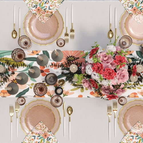 Rosé/Gold Petal Plates Combo Pack | 40/40