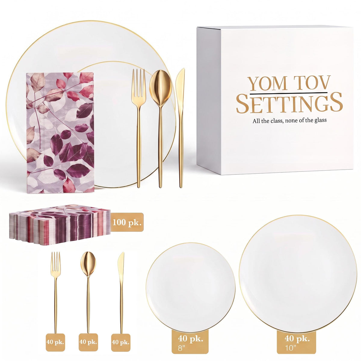 Classic Gold Ultimate Set | Serves 40