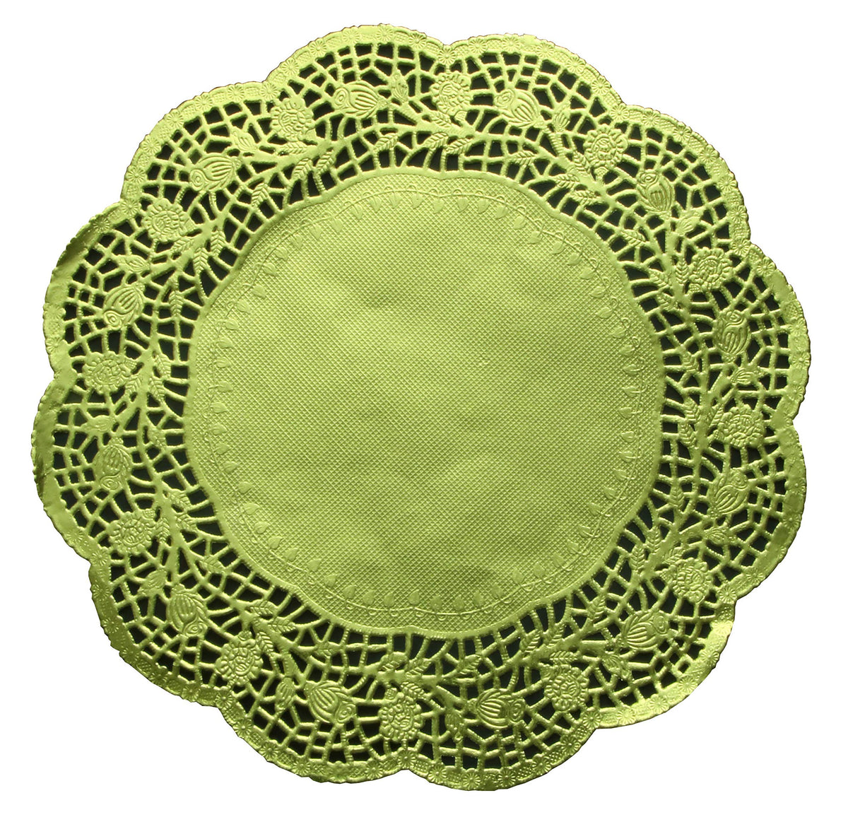 10 In. Round Gold Foil Doilies | 48 Count