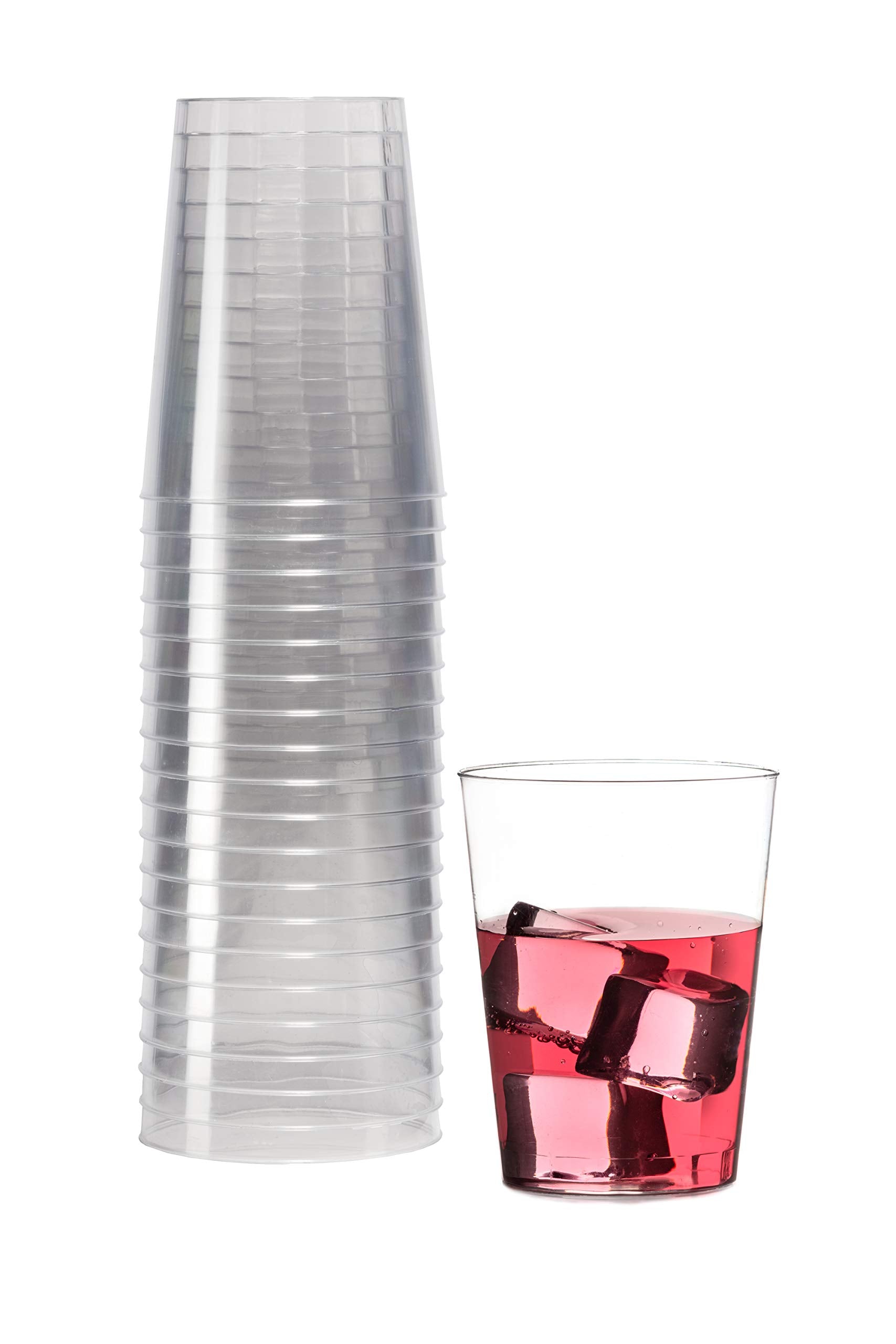 10 Oz. Clear Plastic Tumblers | 60 Count