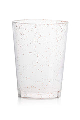 10 Oz. Rose Gold Sparkle Plastic Tumblers | 60 Count