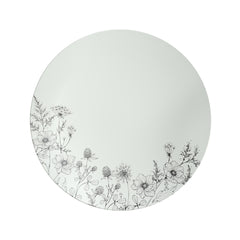 10 In. Dandelion Bloom Design Plastic Plates | 120 Count