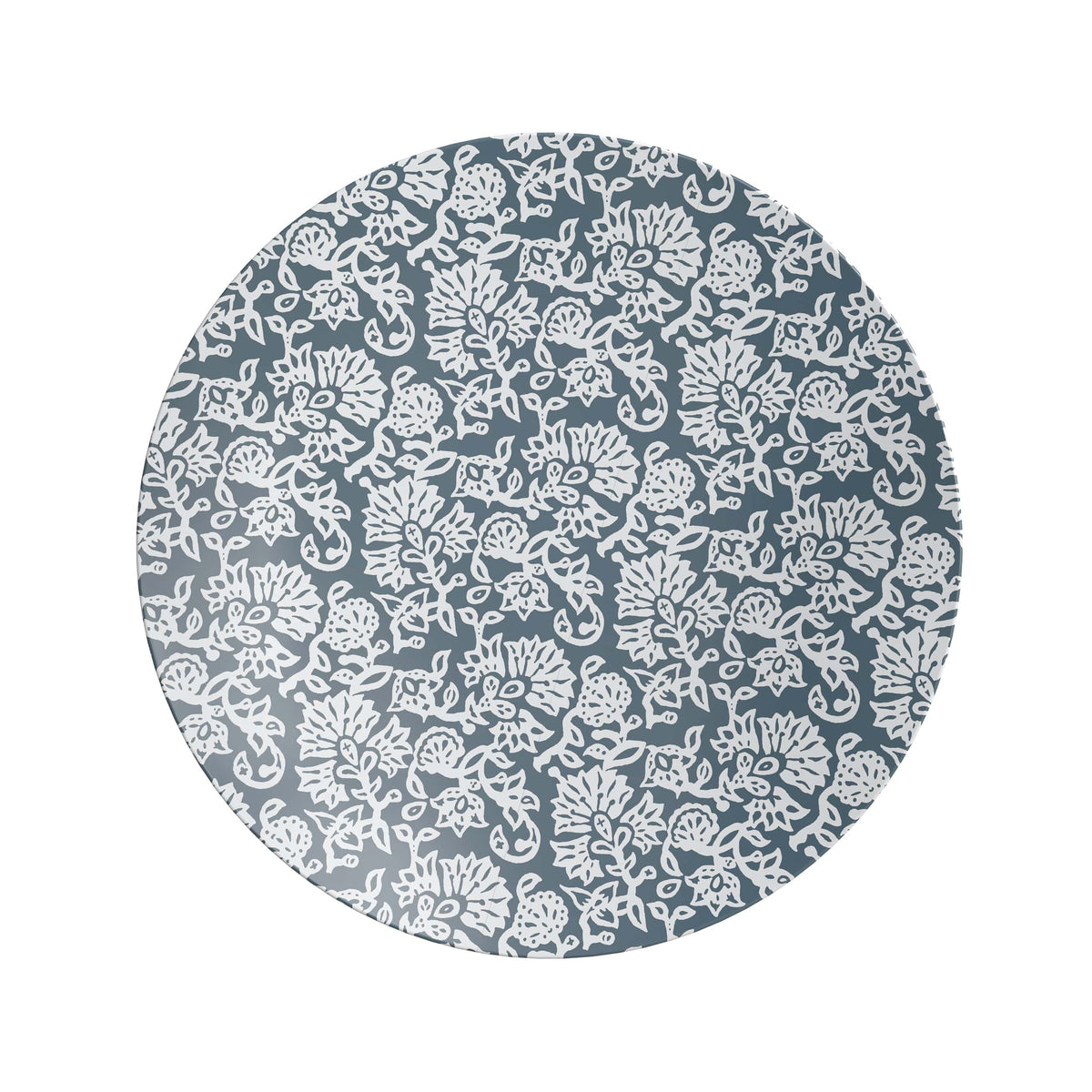 10 In. Garden Damask Design Plastic Plates | 40 Count