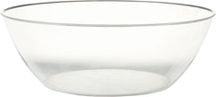 Plastic Serving Bowl for Birthday, Party, Anniversary, Clear, 10-qt - Pack of 3