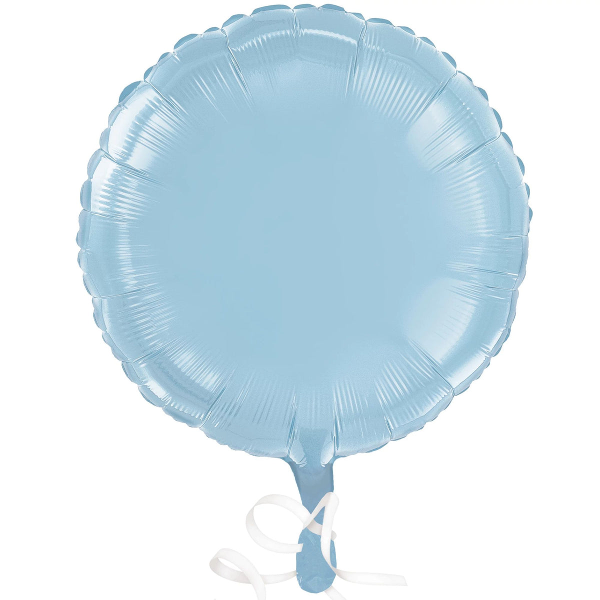 Pastel Blue Round Foil Balloon - 18 Inches - Pack of 4