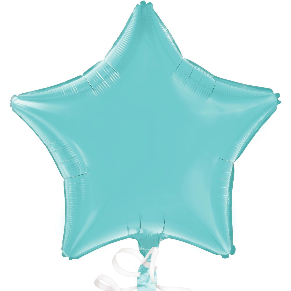 Caribbean Blue Star Foil Balloon - Pack of 4