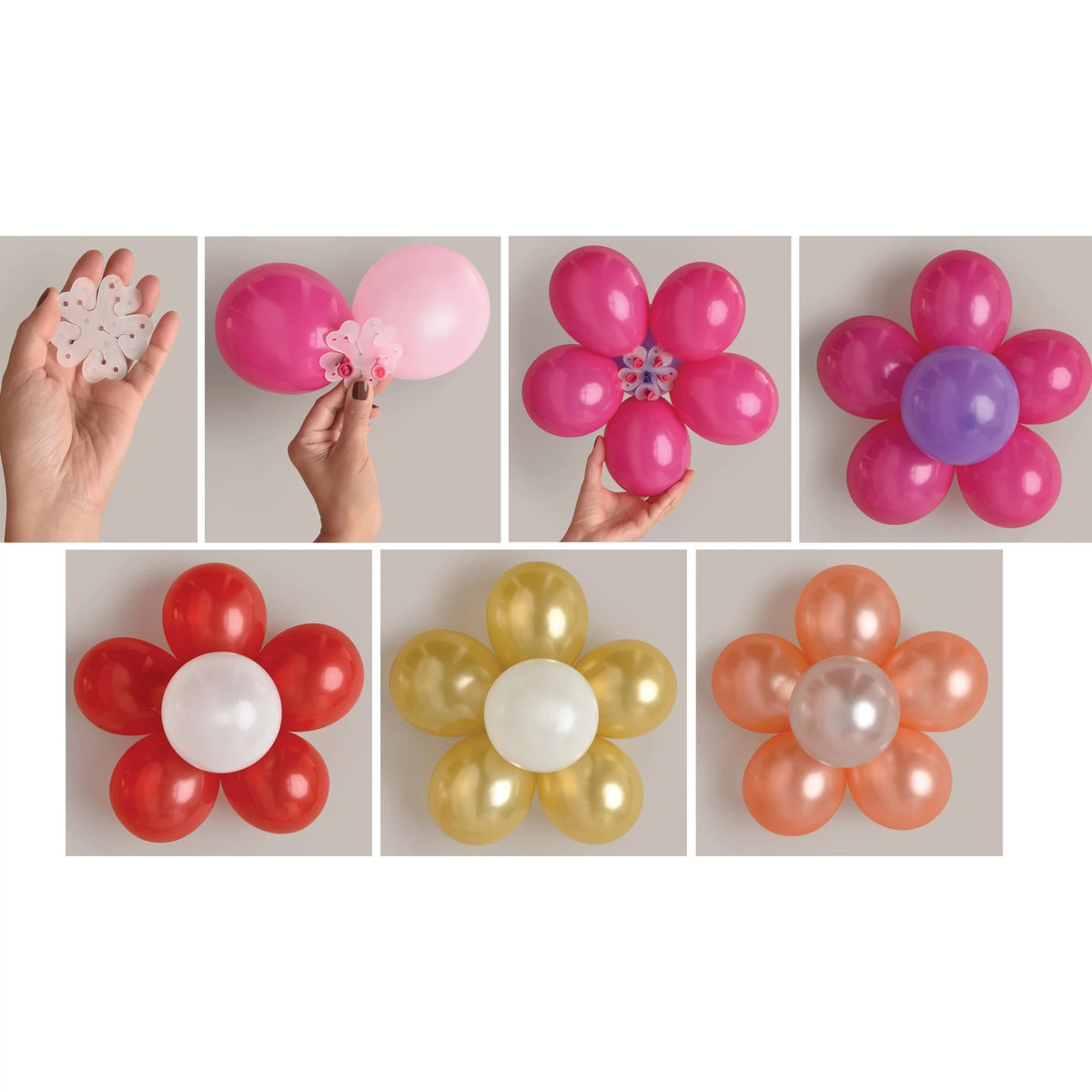 DIY Balloon Flower Clip Kit, 2.5-Inch, 2-Pack - Case of 72