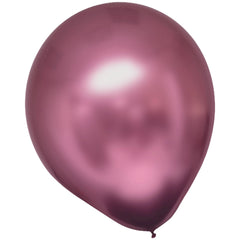 Satin Luxe New Pink Latex Balloons, 11-Inch, 6-ct - Pack of 2