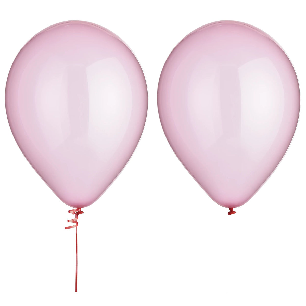 100-ct Clear Pink Latex Balloons - 11-Inch - Case of 30