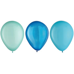 Round Pearl Latex Balloons, Blue, 5-inch, 25-ct - Pack of 2