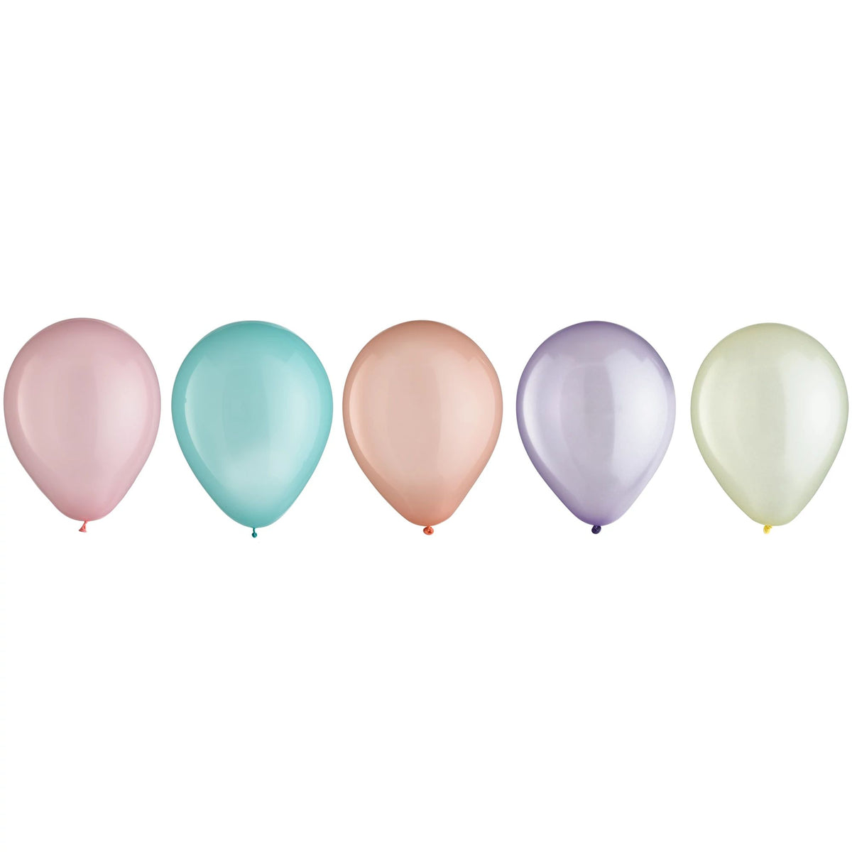 Pastel Latex Balloons, 5-inch, 25-ct, Assorted Colors - Pack of 2