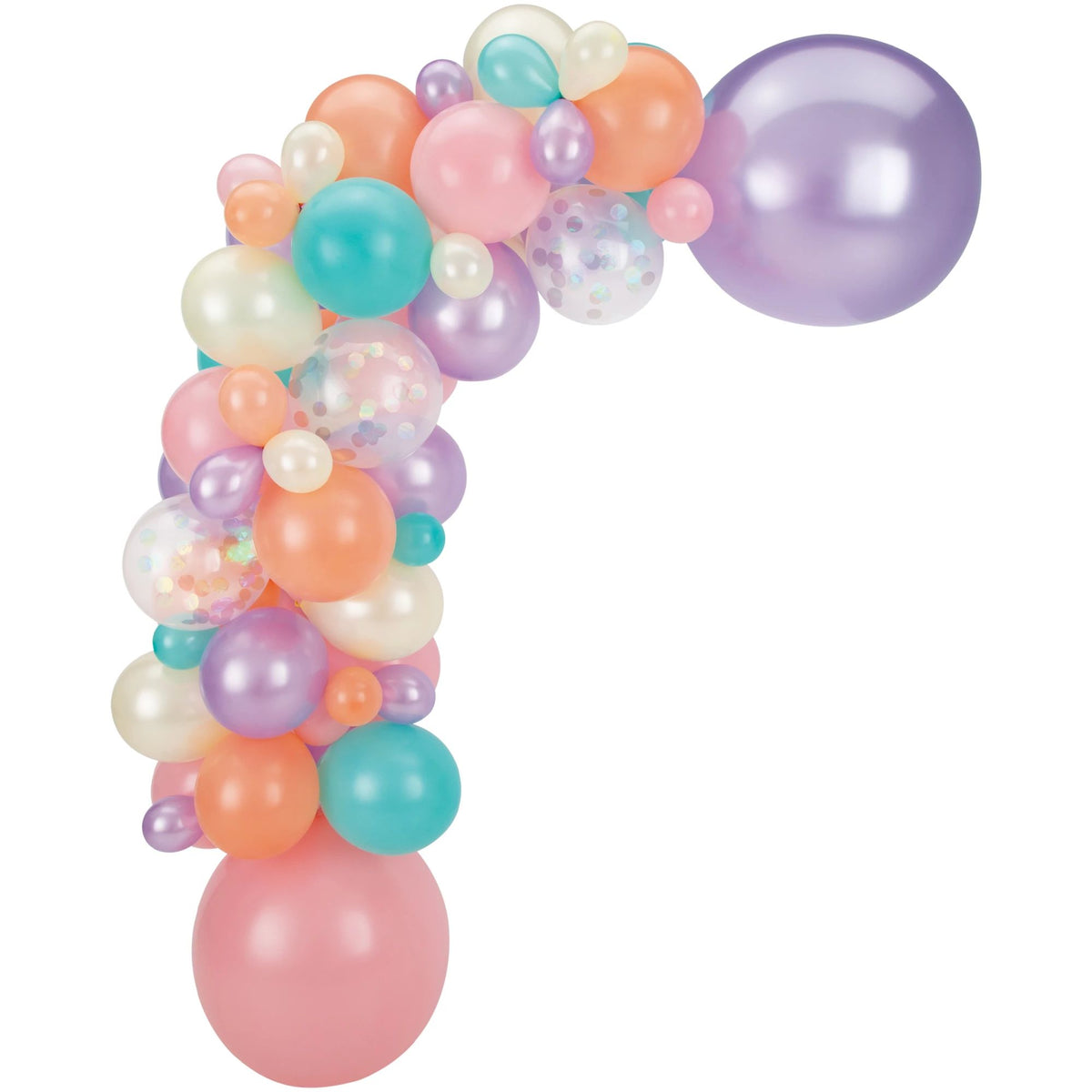 Latex Balloon Garland Arch Kit, Pink/Blue/Orange - Case of 9