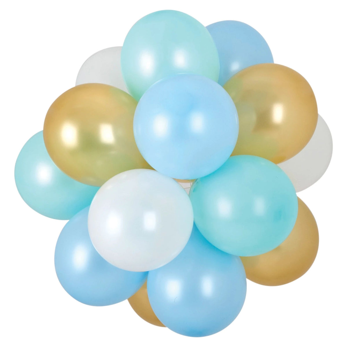 Pastel Blue Latex Balloon Sphere Chandelier Kit - Case of 48