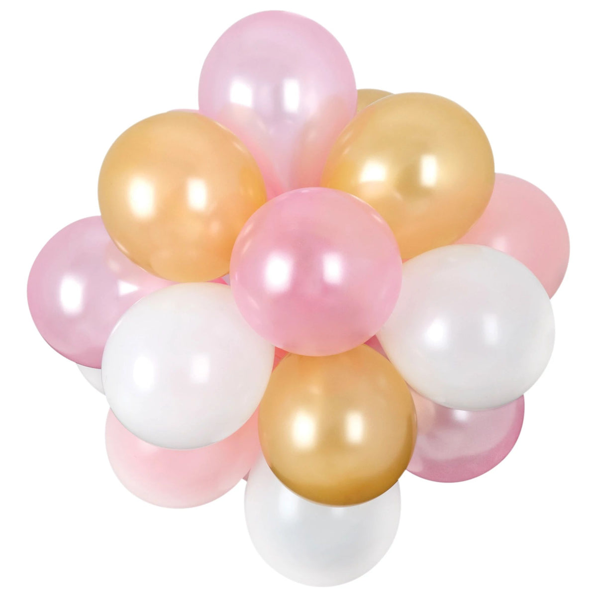 Pastel Sphere Latex Balloon Chandelier Kit - Case of 48