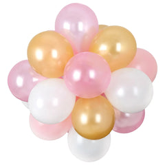 Pastel Sphere Latex Balloon Chandelier Kit - Case of 48