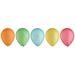 Round Pearl Latex Balloons, Mixed Color, 11-inch, 15-ct - Pack of 9