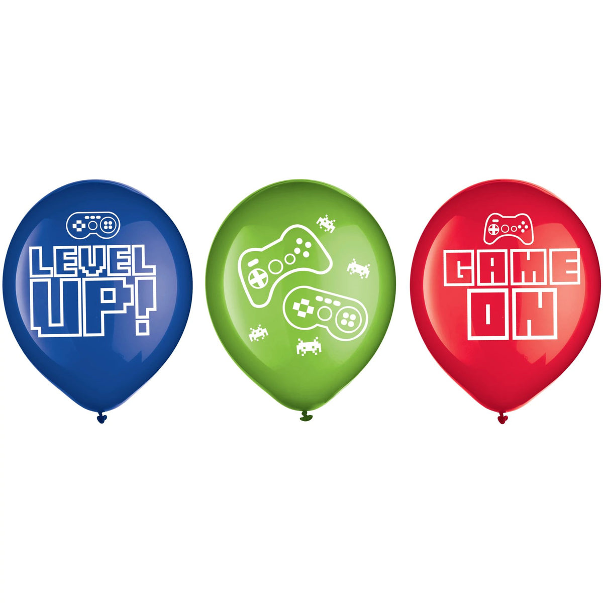 Gamer Party Printed Latex Balloons - 12ct - Case of 8