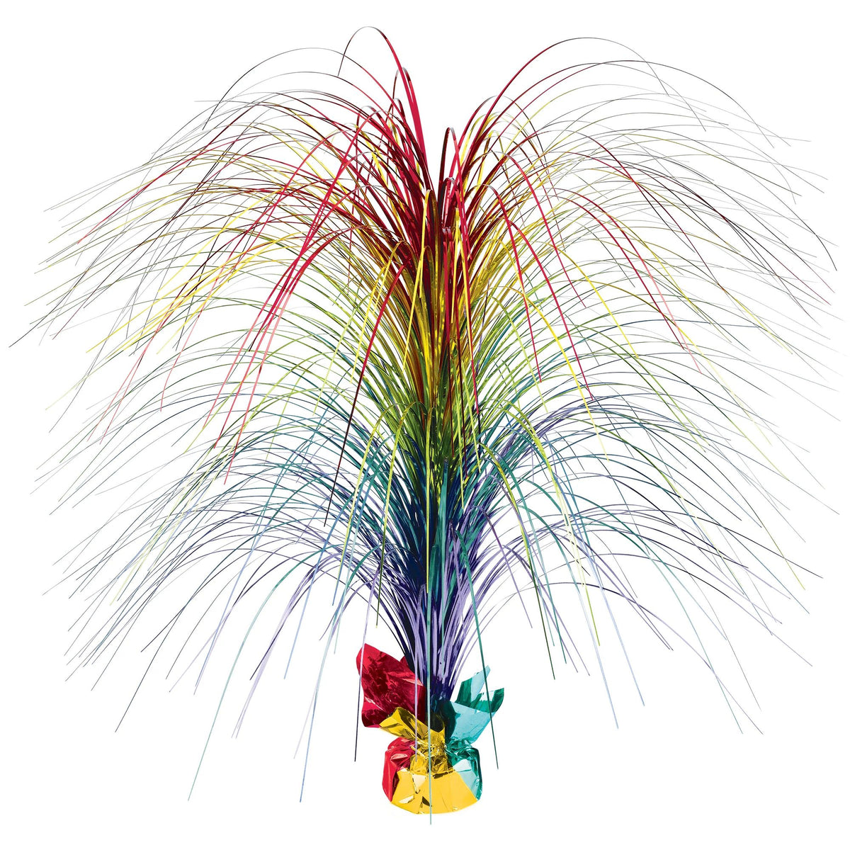 Vibrant Rainbow Spray Centerpiece - Pack of 6