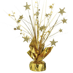Gold Foil Spray Decorations, 12-in - Pack of 2