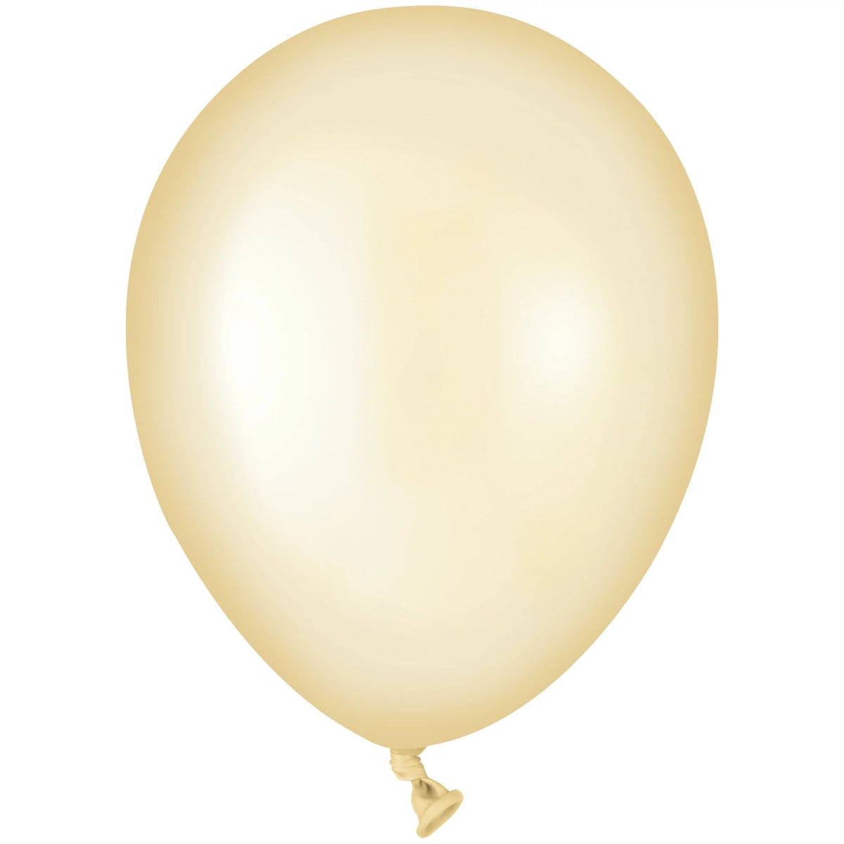 Vanilla Luxaire Premium Latex Balloons, 5-inch, 50-ct - Pack of 2