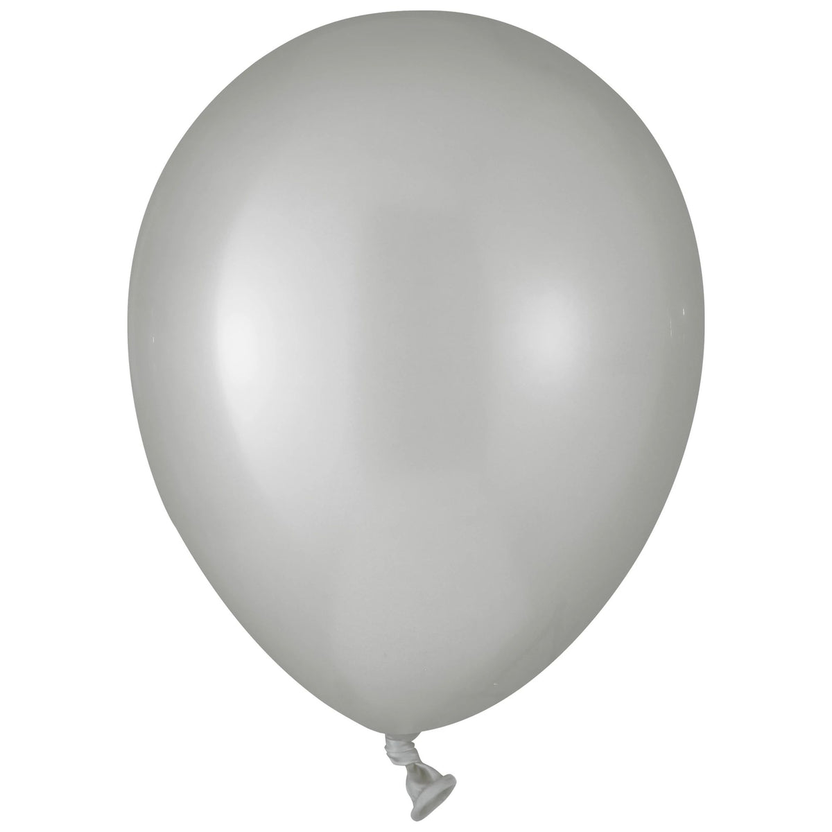 Premium 5-inch Silver Latex Balloons - 50 Count - Pack of 2