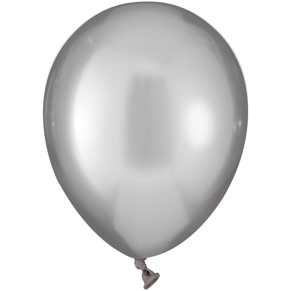 Luxaire Premium Latex Balloons, 5-inch, 50-ct, Silver - Pack of 6