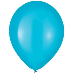 Luxaire Premium Round Latex Balloons, Turquoise, 12 inch, 25-ct - Pack of 6