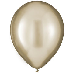Gold Luxaire Premium Round Latex Balloons, 12-inch, 25-ct - Case of 48