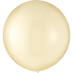 Premium Vanilla Latex Balloons - 24-inch (4-ct) - Pack of 3