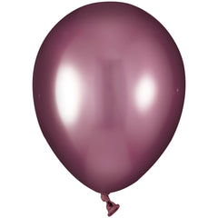 Luxurious Berry Metallic Latex Balloons - 5-inch, 50-ct - Pack of 2