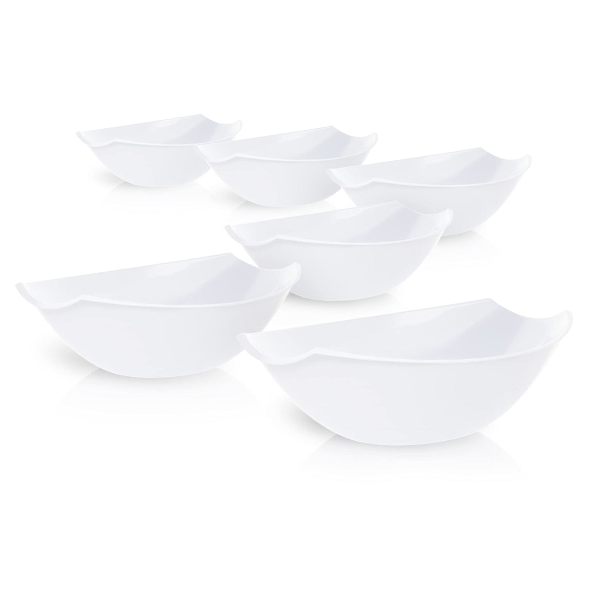 112 Oz. White Stadium Bowls | 4 Count