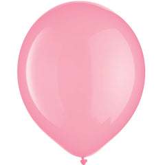 New Pink Latex Balloons, 12-inch, 72-ct - Case of 48