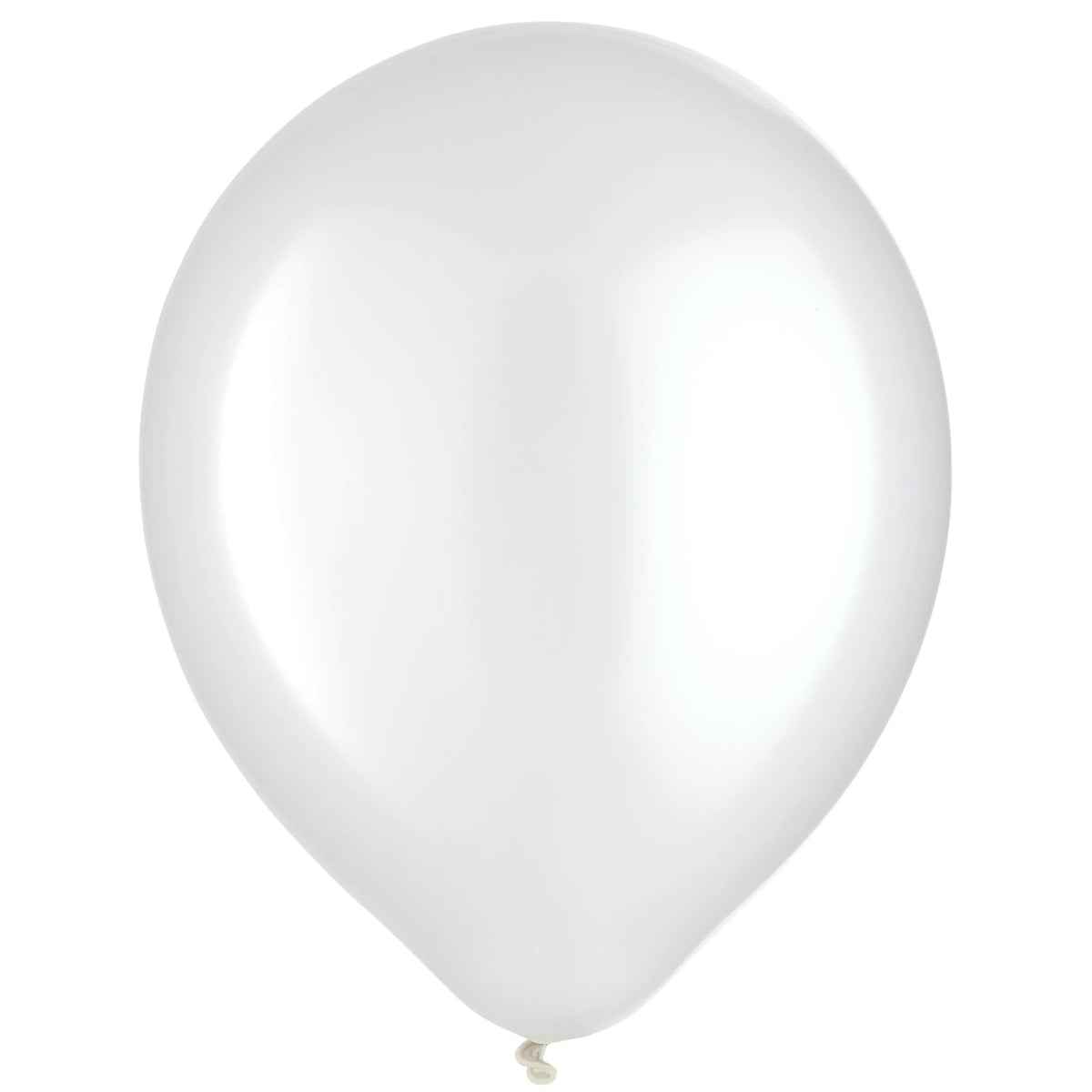 White Pearl 12-inch Latex Balloons - 72-ct - Case of 48