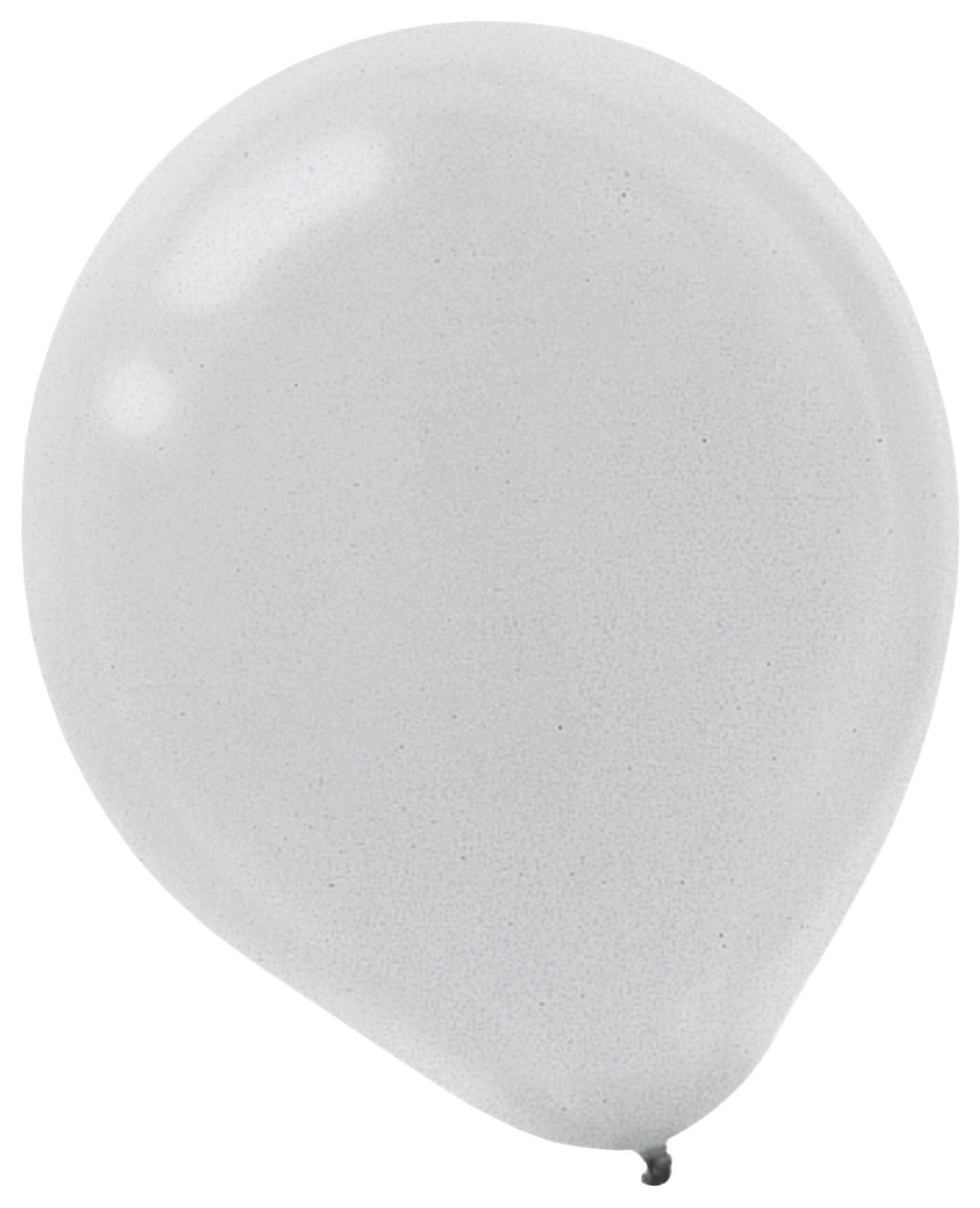 Silver Pearl Latex Balloons, 12-inch, 15-ct - Case of 72