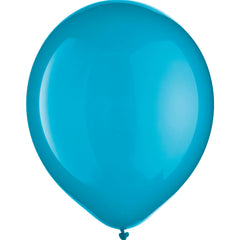Caribbean Blue Latex Balloons, 9-inch, 20-ct - Case of 120
